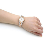  Shop Authentic Daniel Wellington Iconic Link White Dial Two Tone Steel Strap Watch For Women - DW00100359 - Luxxuri