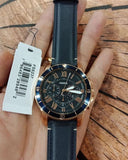  Shop Authentic Fossil Grant Sport Chronograph Blue Dial Blue Leather Strap Watch for Men - FS5237 - Luxxuri