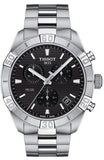  Shop Authentic Tissot T Classic PR 100 Sport Chronograph Black Dial Silver Steel Strap Watch for Men - T101.617.11.051.00 - Luxxuri