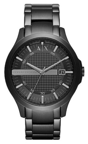  Shop Authentic Armani Exchange Hampton Black Dial Black Steel Strap Watch For Men - AX7101 - Luxxuri
