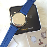  Shop Authentic Fossil Bannon Multifunction Blue Dial Blue Silicone Strap Watch for Men - BQ2498 - Luxxuri