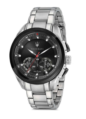  Shop Authentic Maserati Traguardo Analog Black Dial Stainless Steel Watch For Men - R8873612015 - Luxxuri