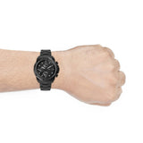  Shop Authentic Fossil Bronson Chronograph Black Dial Black Steel Strap Watch for Men - FS5853 - Luxxuri