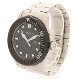  Shop Authentic Gucci G Timeless Black Dial Silver Steel Strap Watch For Men - YA126249 - Luxxuri