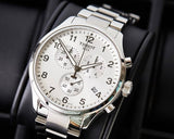  Shop Authentic Tissot Chrono XL Classic Silver Dial Silver Steel Strap Watch For Men - T116.617.11.037.00 - Luxxuri