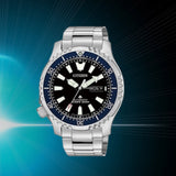  Shop Authentic Citizen Promaster Fugu Limited Edition Diver's 200m Automatic Black Dial Silver Steel Strap Watch For Men - NY0098-84E - Luxxuri