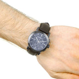  Shop Authentic Burberry The City Black Dial Black Leather Strap Watch for Men - BU9364 - Luxxuri