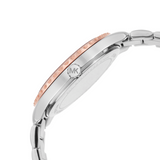  Shop Authentic Michael Kors Layton Three Hand Mother of Pearl White Dial Two Tone Steel Strap Watch For Women - MK6849 - Luxxuri