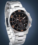  Shop Authentic Maserati Competizione Chronograph Black Dial Silver Steel Strap Watch For Men - R8873600003 - Luxxuri