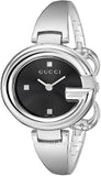  Shop Authentic Gucci Guccissima Black Dial Silver Steel Strap Watch For Women - YA134301 - Luxxuri