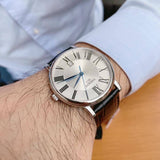  Shop Authentic Tissot Carson Premium Silver Dial Black Leather Strap Watch For Men - T122.410.16.033.00 - Luxxuri