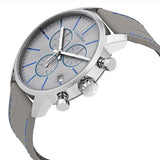  Shop Authentic Calvin Klein City Chronograph White Dial White Leather Strap Watch for Men - K2G271Q4 - Luxxuri