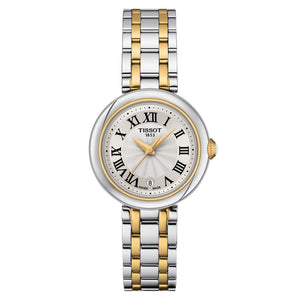  Shop Authentic Tissot Bellissima Small Lady Mother of Pearl Dial Two Tone Steel Strap Watch For Women - T126.010.22.013.00 - Luxxuri