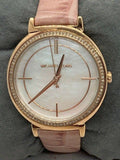  Shop Authentic Michael Kors Cinthia Mother of Pearl Dial Pink Leather Strap Watch for Women - MK2663 - Luxxuri