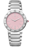  Shop Authentic Bvlgari Bvlgari Bvlgari Quartz Pink Dial Silver Steel Strap Watch for Women - BVLGARI103711 - Luxxuri