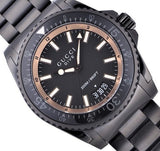  Shop Authentic Gucci Dive Quartz Black Dial Black Steel Strap Watch For Men - YA136213 - Luxxuri