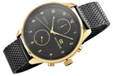  Shop Authentic Tommy Hilfiger Chase Quartz Black Dial Black Mesh Bracelet Watch for Men - 1791580 - Luxxuri