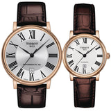  Shop Authentic Tissot Carson Premium Powermatic 80 Silver Dial Brown Leather Strap Watch For Men - T122.407.36.033.00 - Luxxuri