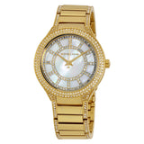  Shop Authentic Michael Kors Kerry Mother of Pearl Dial Gold Steel Strap Watch for Women - MK3312 - Luxxuri