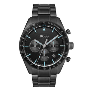  Shop Authentic Hugo Boss Trophy Black Dial Black Steel Strap Watch for Men - 1513675 - Luxxuri