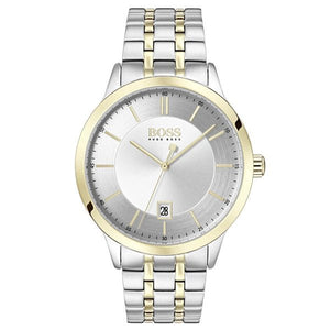  Shop Authentic Hugo Boss Classic Silver Dial Two Tone Steel Strap Watch for Men - 1513687 - Luxxuri