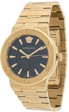  Shop Authentic Versace Greca Black Dial Gold Steel Strap Watch for Women - VEVH00820 - Luxxuri