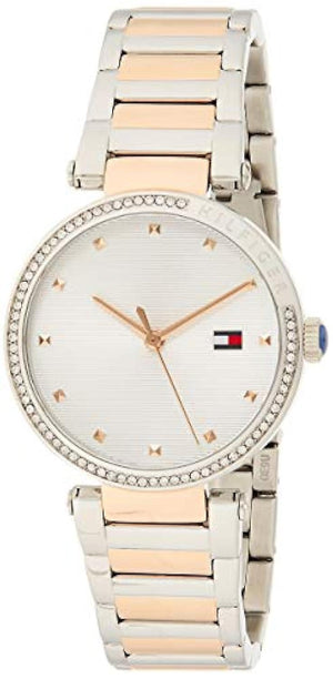  Shop Authentic Tommy Hilfiger Lynn Quartz White Dial Two Tone Steel Strap Watch For Women - 1782236 - Luxxuri