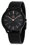  Shop Authentic Calvin Klein Minimal Black Dial Black Mesh Bracelet Watch for Women - K3M23421 - Luxxuri