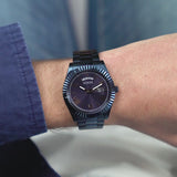  Shop Authentic Guess Connoisseur Quartz Blue Dial Blue Steel Strap Watch For Men - GW0265G9 - Luxxuri