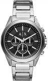  Shop Authentic Armani Exchange Drexler Chronograph Black Dial Silver Steel Strap Watch for Men - AX2600 - Luxxuri