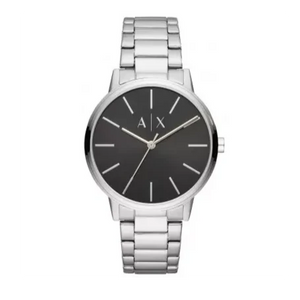  Shop Authentic Armani Exchange Cayde Analog Black Dial Silver Steel Strap Watch For Men - AX2700 - Luxxuri