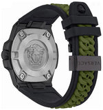  Shop Authentic Versace Chain Reaction Quartz White Dial Green Rubber Strap Watch for Men - VEDY00419 - Luxxuri