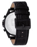  Shop Authentic Tommy Hilfiger Baker Chronograph Black Dial Black Leather Strap Watch For Men  - 1710452 - Luxxuri