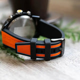  Shop Authentic Tommy Hilfiger Wynwood Chronograph Black Dial Orange Silicone Strap Watch For Men - 1710583 - Luxxuri