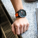  Shop Authentic Tommy Hilfiger Wynwood Chronograph Black Dial Orange Silicone Strap Watch For Men - 1710583 - Luxxuri