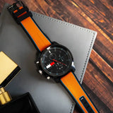  Shop Authentic Tommy Hilfiger Wynwood Chronograph Black Dial Orange Silicone Strap Watch For Men - 1710583 - Luxxuri