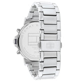  Shop Authentic Tommy Hilfiger Tyson Chronograph Blue Dial Silver Steel Strap Watch For Men - 1710588 - Luxxuri