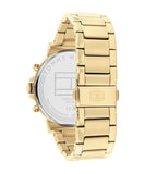  Shop Authentic Tommy Hilfiger Tyson Chronograph Gold Dial Gold Steel Strap Watch For Men - 1710611 - Luxxuri
