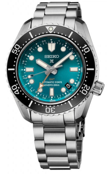  Shop Authentic Seiko Prospex Diver Automatic Turquoise Dial Silver Steel Strap Watch for Men - SPB475J1 - Luxxuri