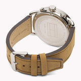  Shop Authentic Tommy Hilfiger Briggs Chronograph Blue Dial Brown Leather Strap Watch for Men - 1791424 - Luxxuri