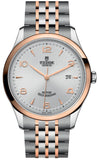 Tudor 1926 Automatic Silver Dial Two Tone Steel Strap Watch for Men - M91651-0001