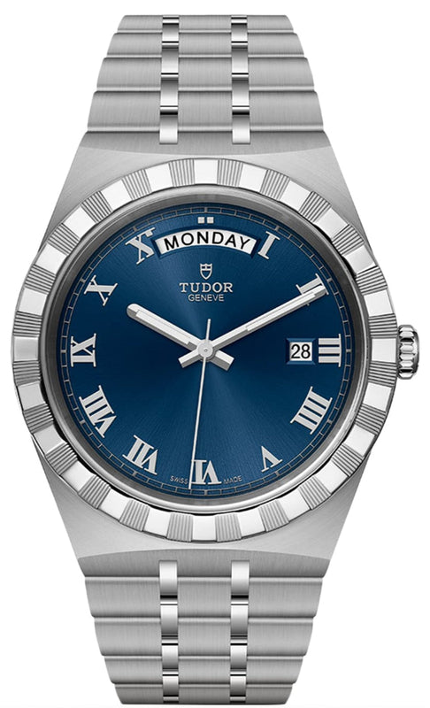  Shop Authentic Tudor Royal Automatic Blue Dial Silver Steel Strap Watch for Men - M28600-0005 - Luxxuri