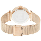  Shop Authentic Tommy Hilfiger Lynn Quartz Rose Gold Dial Rose Gold Mesh Bracelet Watch For Women - 1781865 - Luxxuri