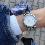  Shop Authentic Tommy Hilfiger Lynn Quartz White Dial Two Tone Steel Strap Watch For Women - 1782236 - Luxxuri