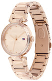  Shop Authentic Tommy Hilfiger Lynn Quartz Rose Gold Dial Rose Gold Steel Strap Watch For Women - 1782237 - Luxxuri