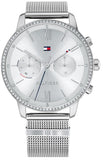  Shop Authentic Tommy Hilfiger Blake Diamonds Silver Dial Silver Mesh Bracelet Watch for Women - 1782301 - Luxxuri
