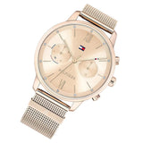  Shop Authentic Tommy Hilfiger Blake Quartz Gold Dial Gold Mesh Bracelet Watch for Women - 1782303 - Luxxuri