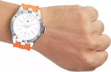  Shop Authentic Tommy Hilfiger Analog White Dial Orange Rubber Strap Watch for Men - 1791063 - Luxxuri