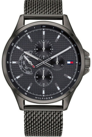  Shop Authentic Tommy Hilfiger Shawn Chronograph Quartz Grey Dial Grey Mesh Bracelet Watch for Men - 1791613 - Luxxuri