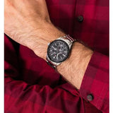  Shop Authentic Tommy Hilfiger Austin Black Dial Silver Steel Strap Watch for Men - 1791639 - Luxxuri
